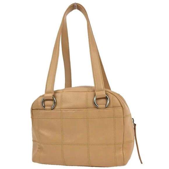 Chanel Beige Calfskin Wild Stitch Choco Bar Tote Handbag XX40135 - Picture 2 of 10